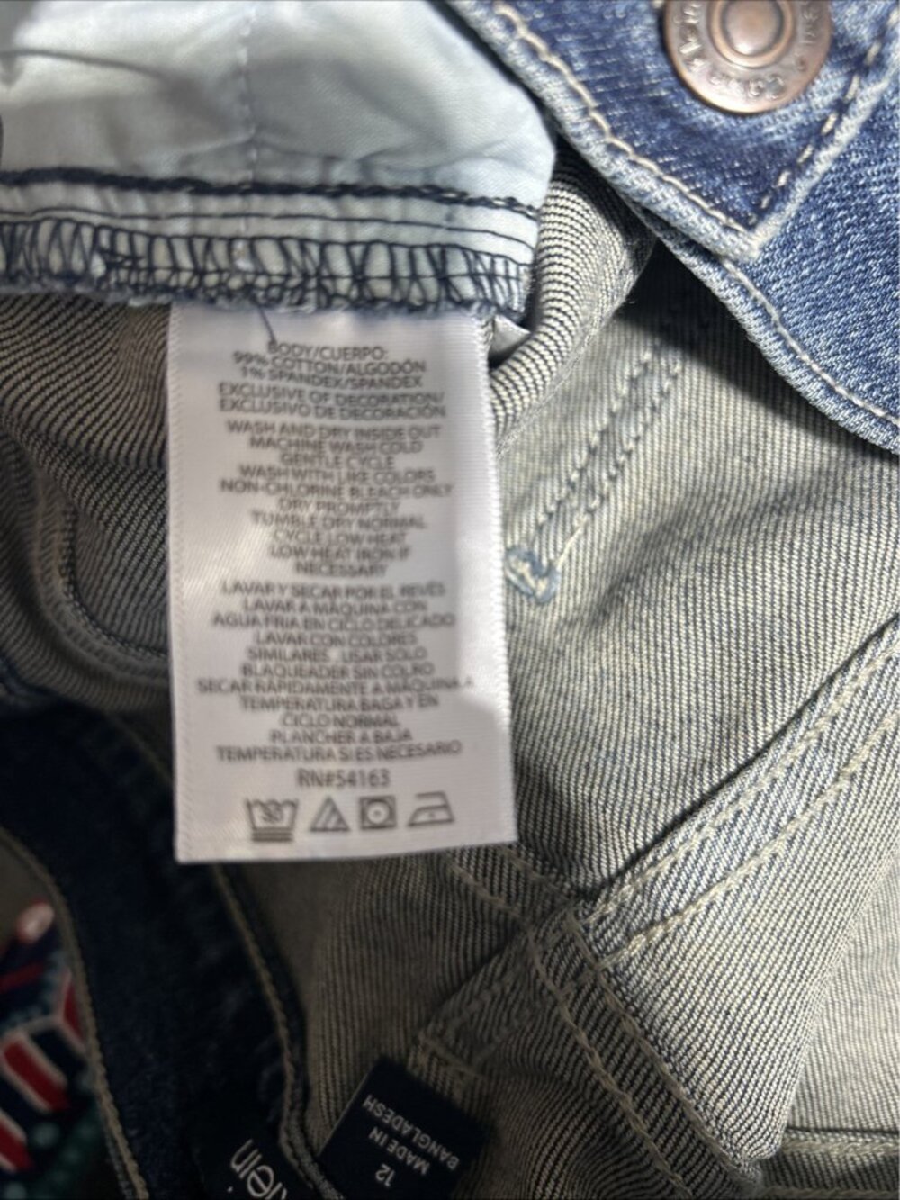 Calvin Klein Jeans Women’s 12 Melody High Waist Straight Leg Casual Denim NWOT - Picture 5 of 6